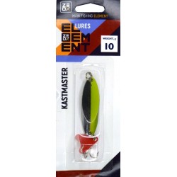 Блешня для риболовлі, коливна, ZEOX Kastmaster, вага 10г, колір Silver-Gold